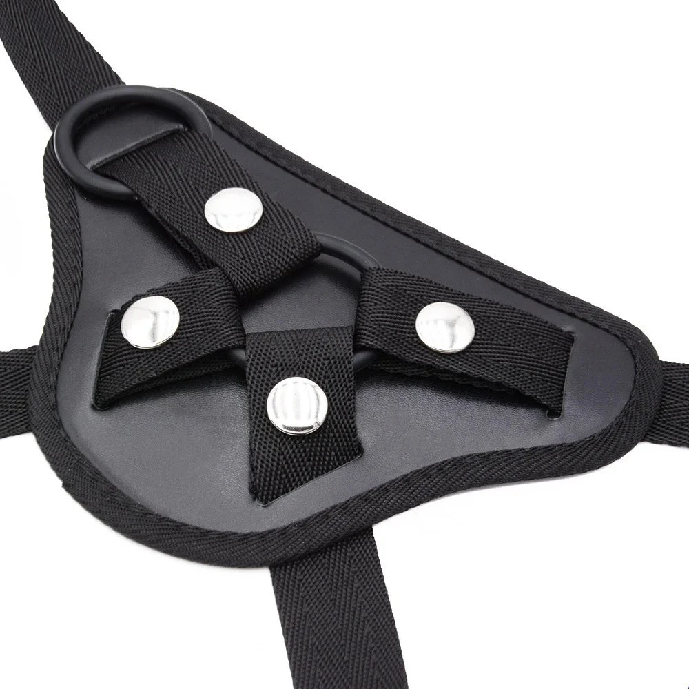3 Sizes Metal O-Rings Sexy Lace Adjustable Strap on Dildo Harness Adult Sex Toys for Lesbian Gay Couple