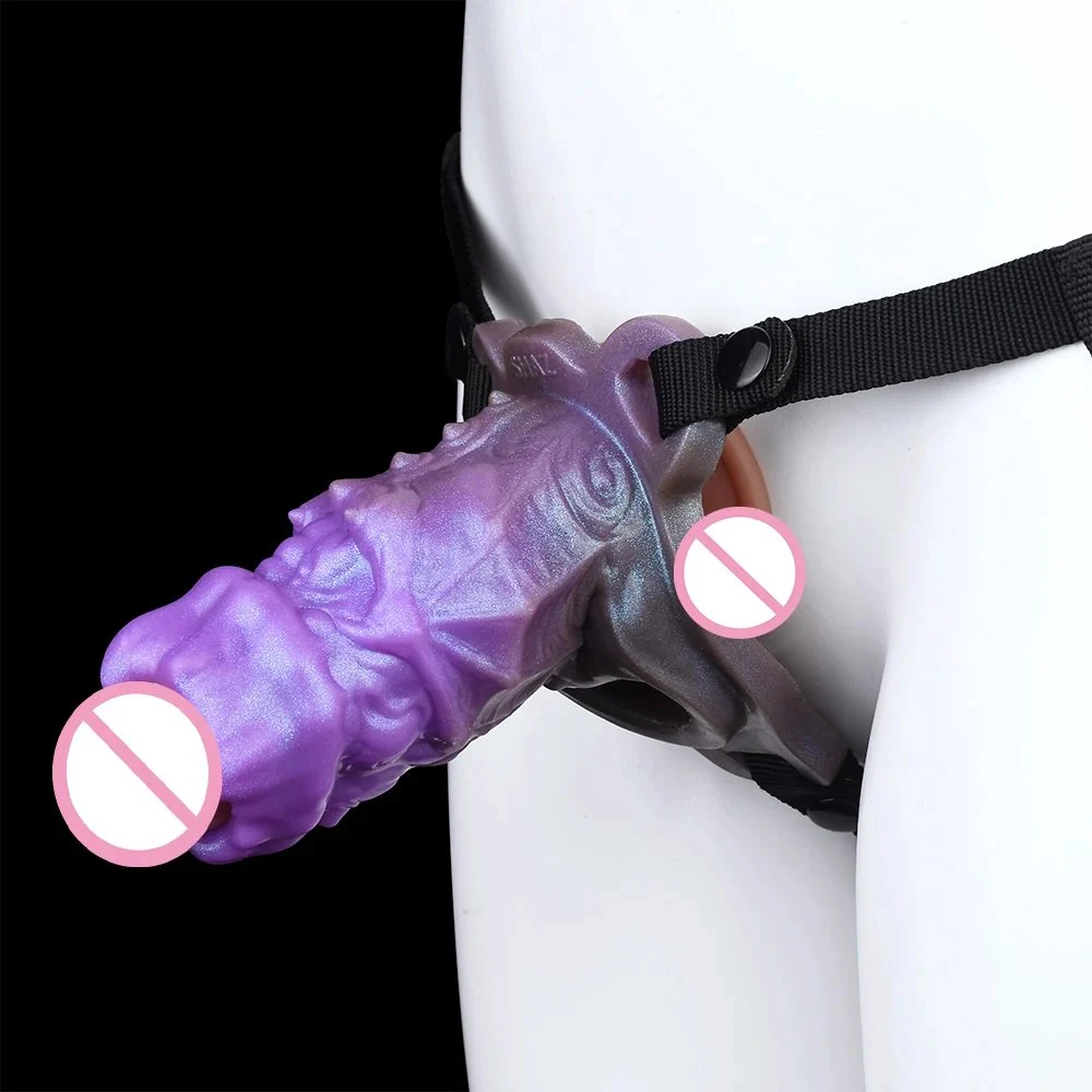 Reusable Soft Penis Sleeve with Extender and Enlarger Function Fantasy Cock Sleeve for Male Sex Life