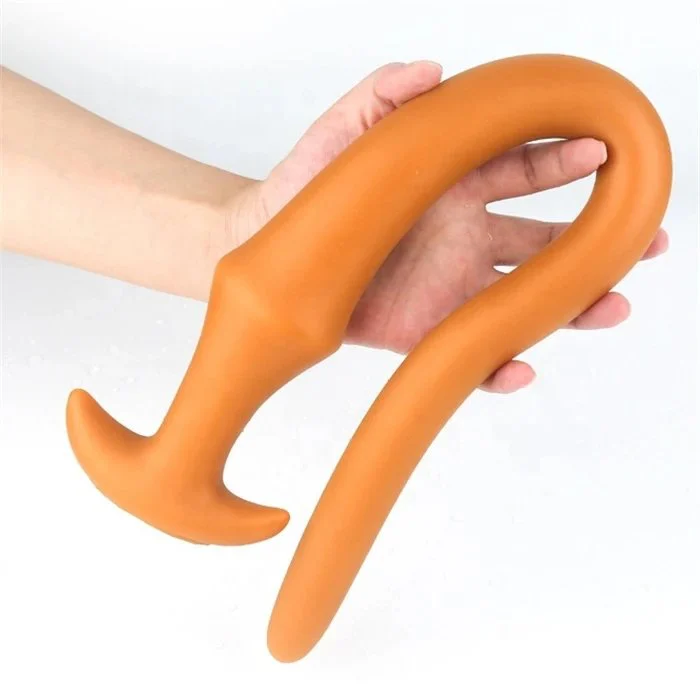 Super Long Silicone Anal Plug Dildo for Couples Butt Plug Vaginal Stimulation and Prostate Massage Anal Sex Toys