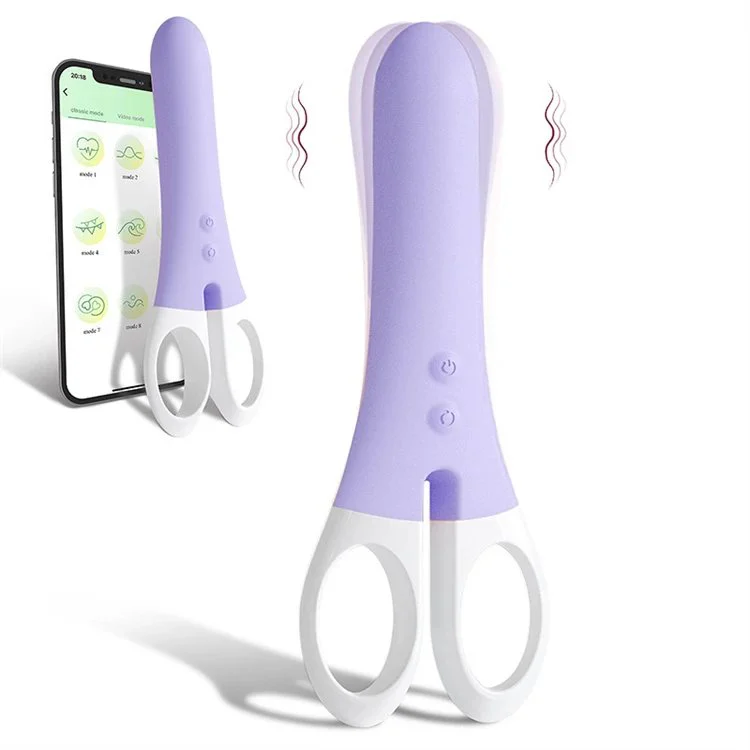 Long Distance App Control G Spot Clippers Vibrator Scissors Shape Vibrator Sex Toys Vibrating Knife