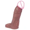 Penis Sleeve Cock Sleeve Extender Realistic Soft Silicone Enlarger Penis Ring Enlargement Condom Male Cock Sex Toys