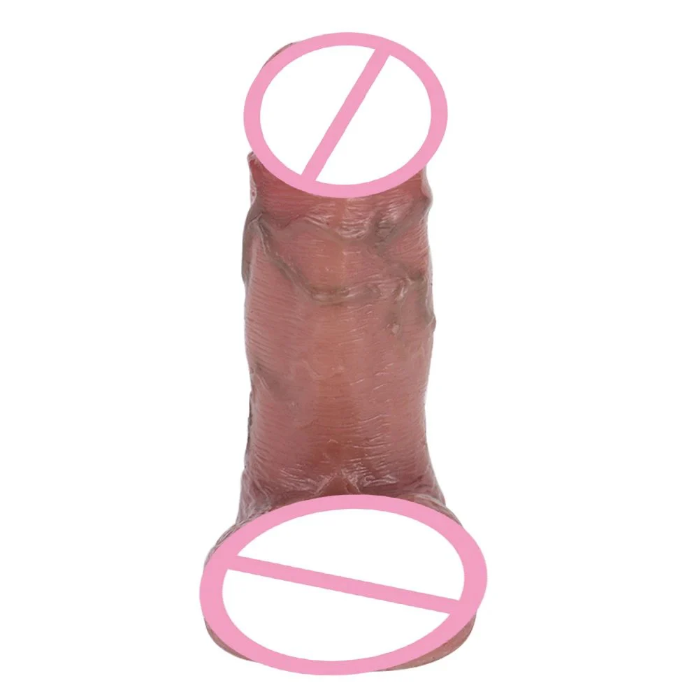 Penis Sleeve Reusable Vascular Prominence Penis Condom for Woman G-spot Stimulation