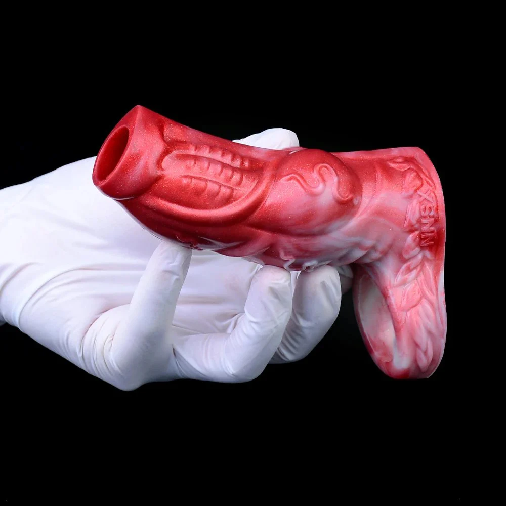 Soft Silicone Penis Sleeve Penis Extender Cock Enlargement Extension Condom Sex Toy for Man