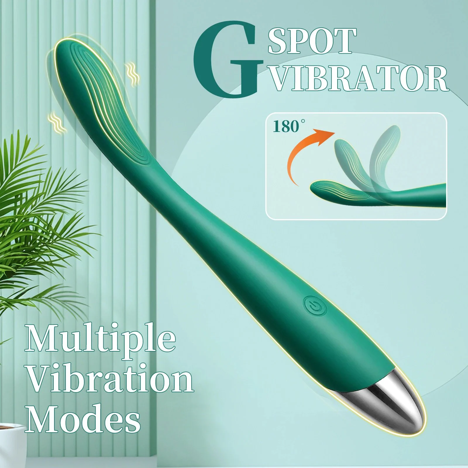 Gelance G Spot Vibrator for Women 10 Vibrating Modes Clitoral Nipple Stimulator USB Rechargeable 100% Waterproof Latex Material