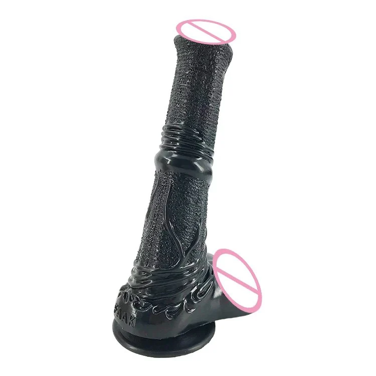 26cm 10 5.5cm Body Safe Silicone Butt Anal Plug Flexible Adult Sex Toys Artificial Dildo Cock Animal Equine Dildo for Male