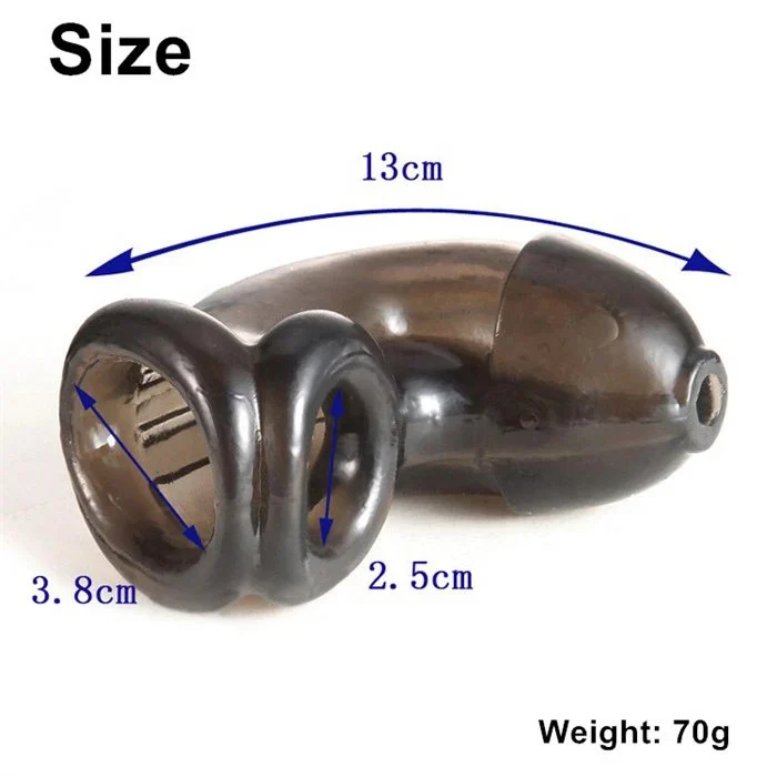 Soft Reusable Adult Men's Chastity Device Sex Toys for Delay Time Locking Device