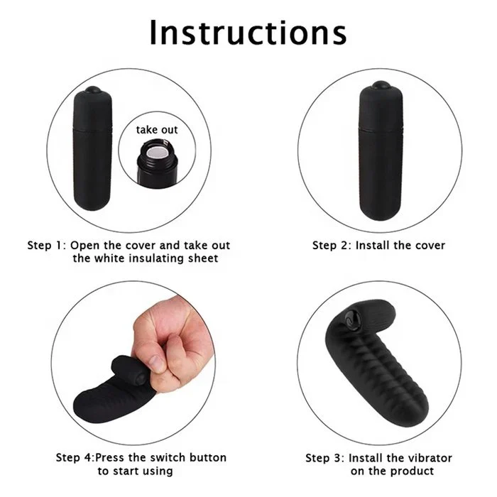 Mini Magic Finger Vibrator for Women 10-Speed USB-Powered G Spot Clit Massager Rose Dildo Adult Sex Toys