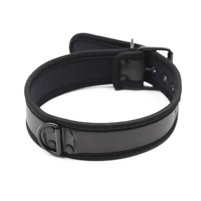 Adjustable Leather Neck Collar BDSM Sex Toys for Adult Men & Women Includes Whip Bondage Set for Role Play