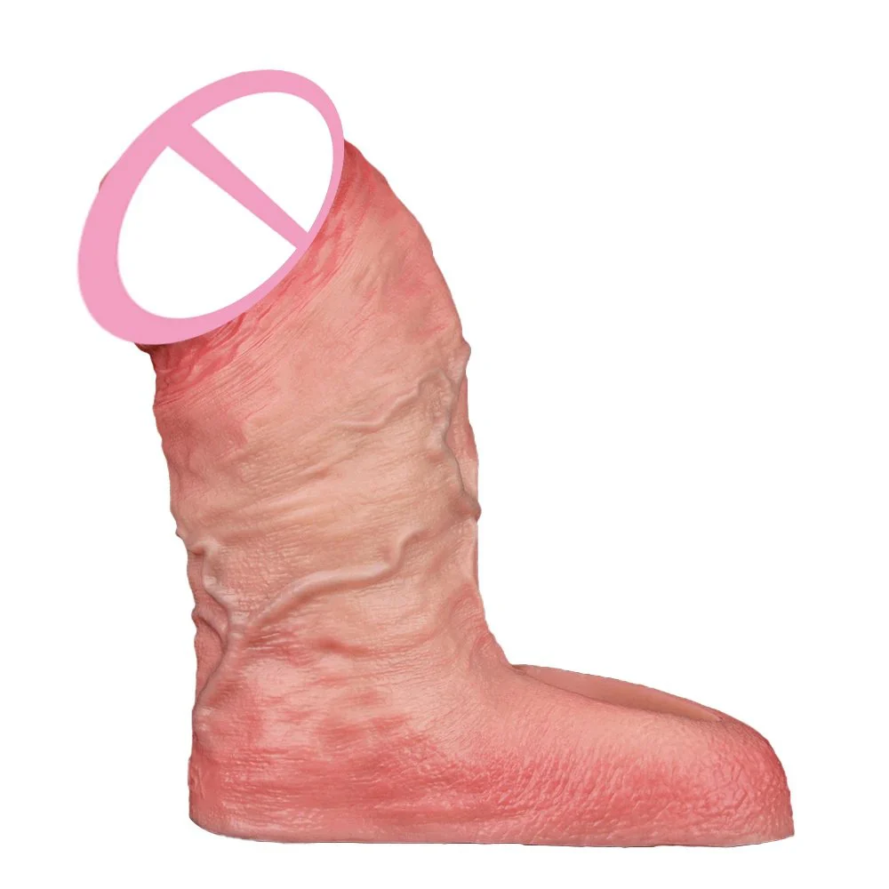 Soft Silicone Penis Enlargement Sleeve Realistic Dildo Simulation Sex Male Penis Enlargement Couple Sex Toy
