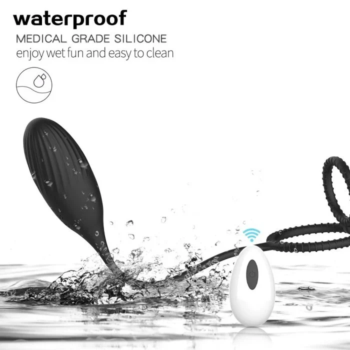 Remote-Controlled G Spot USB Kegel Ball Vibrator Love Egg Jumping Egg with Convenient Jumping Function