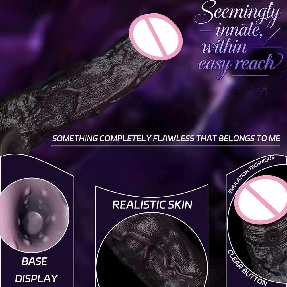 Soft Silicone Vibrating Penis Extension Sleeve Multi Frequency Vibration Closed Tip Male Enhancer