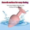Silicone Rose Anal Plug Sex Toys for Women Man Couple Gay Unisex Relaxing Anus Massager