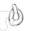 Stainless Steel Sissy Chastity Cages Clamp Male Penis Restraint Clamp Light and Breathable Invisible to Wear extreme Pleasure