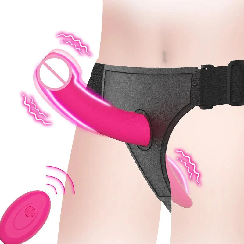 10 Frequency Remote Control Strap on Dildo Dildo Vibrator Panty Wearable Dildo Massager Sex Toys for Lesbian