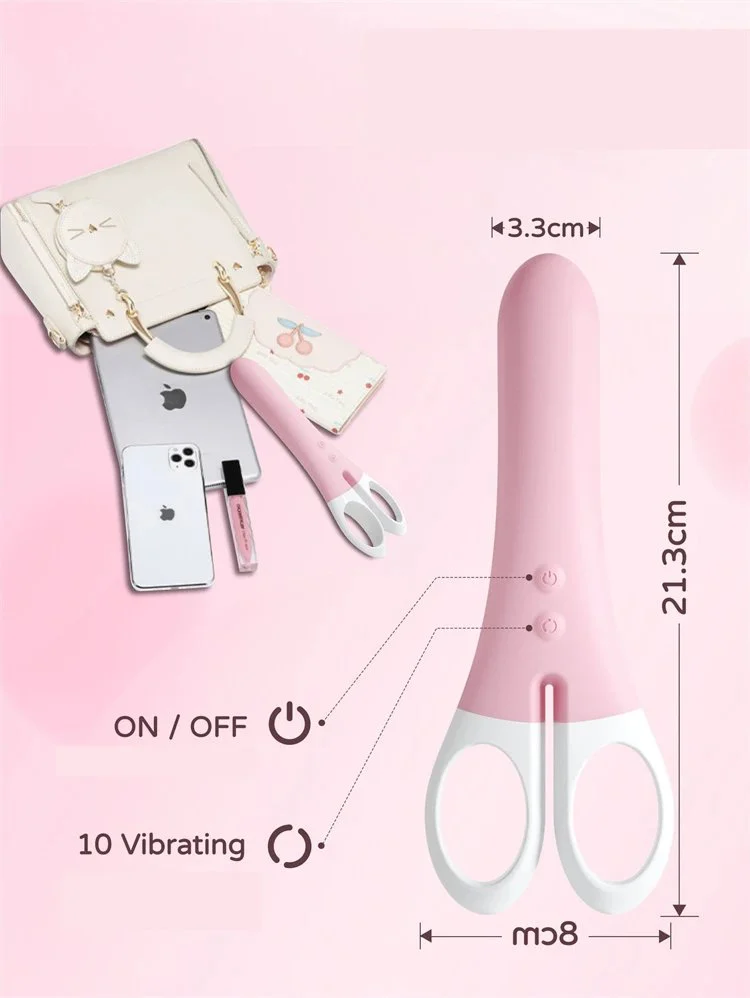 Long Distance App Control G Spot Clippers Vibrator Scissors Shape Vibrator Sex Toys Vibrating Knife