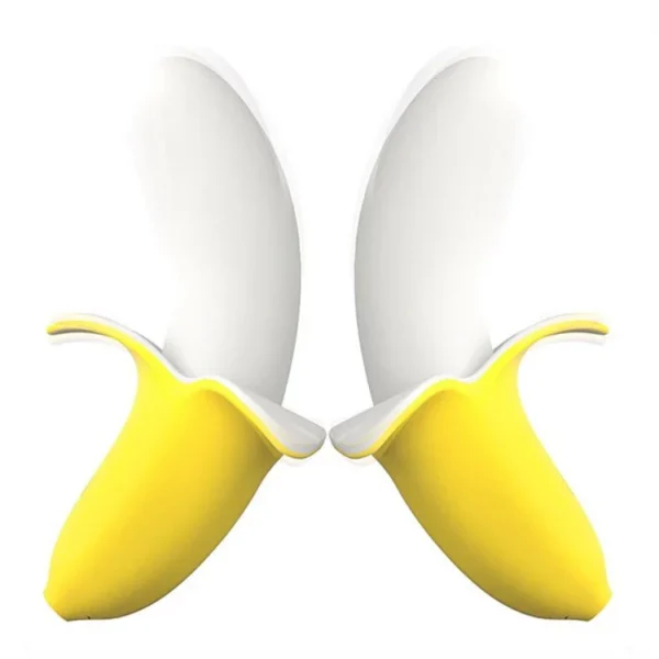 Female Masturbation USB Rechargeable Silicone Banana Shape Dildo G Spot Stimulator Banana Vibrator