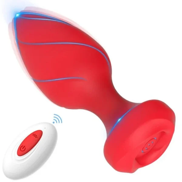 New Design Remote Control 10 Frequency Silicone Anal Plug Vibrator for Adult Men & Women Prostate Massage Sex Toys