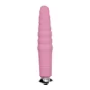 17cm Huge Butt Plug Pleasure Toys for Women Ribbed Silicone Anal Plug Butt 6.69 Inch Rechargeable Vibrating Long Dildo Anal