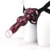 19cm Wearing Silicone Penis for Women Lesbian Sex Toy Realistic Dildo with Belt Strap on Dildo Sex Toy for Male