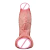 Realistic Skin Color Male Dildo Penis Sleeve Men's Intimacy Toys Large Size Real Feel Sex Toys