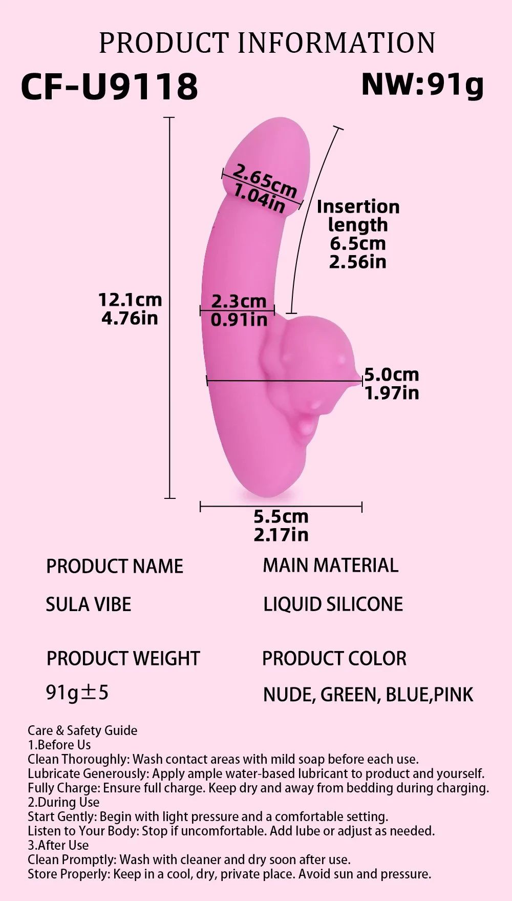 Compact Vibrating Egg Compact and portable female vibrator Medical-grade silicone 18+ adult toy Multiple vibration frequencies