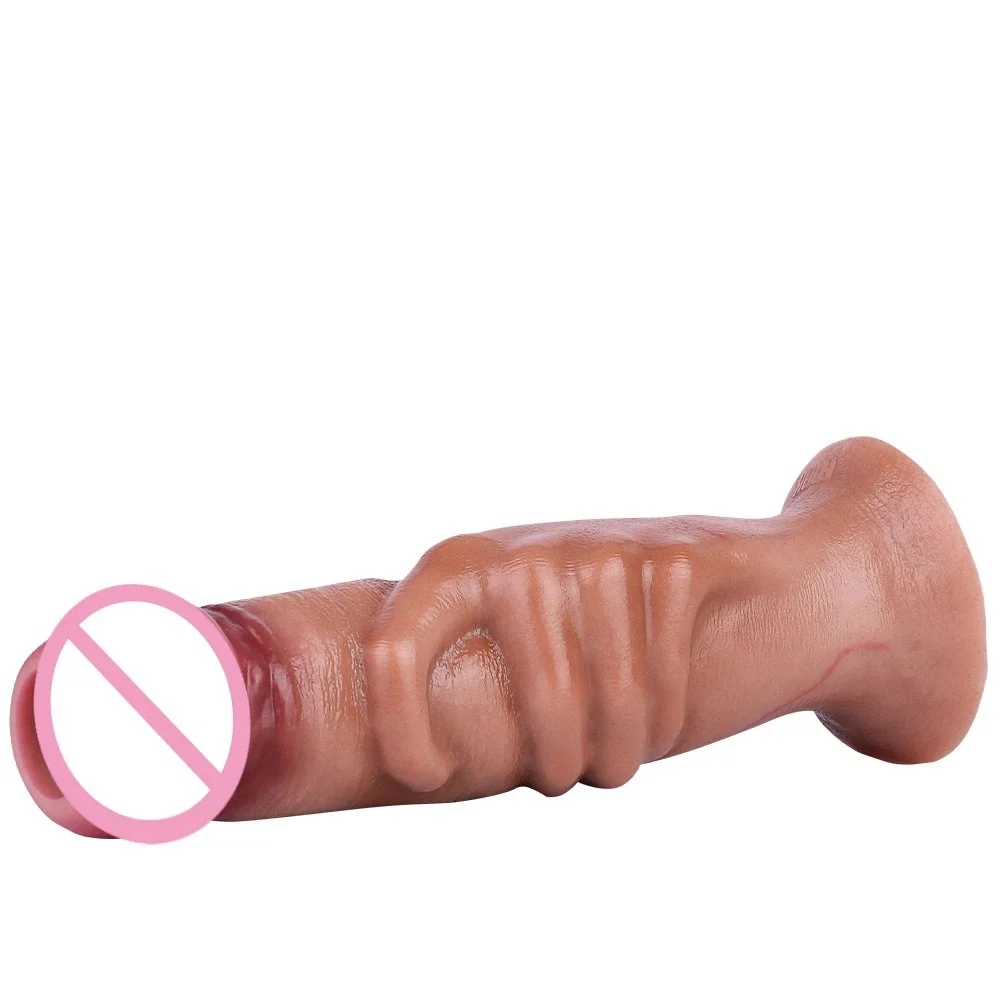 Silicone Ovipositor Realistic Dildo Hollow Design with 5 Eggs Female Vagina Balls Adult G Spot Stimulation Sex Toy for Women