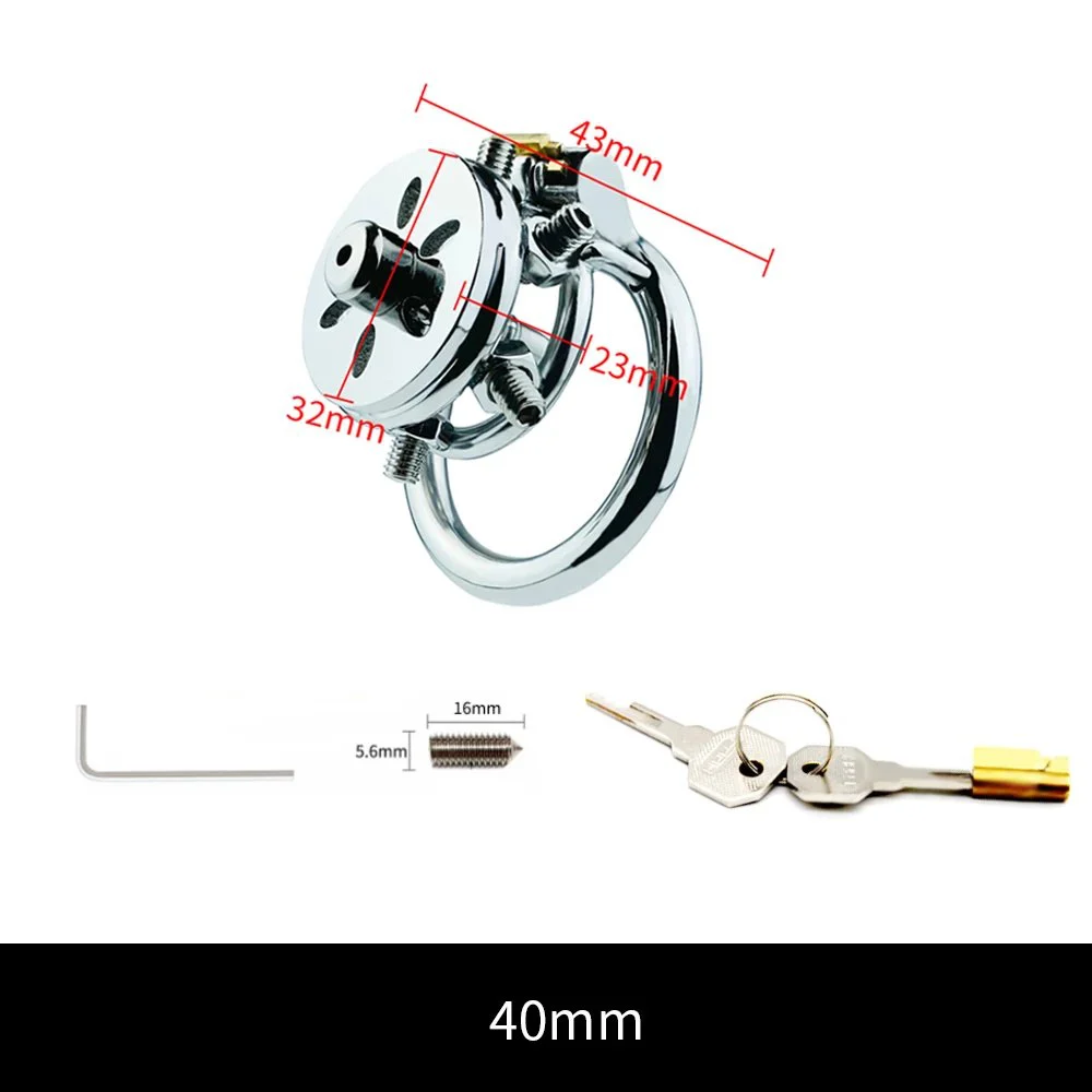 Total High 23mm 304 Stainless Steel Chastity Male Cage Device Block Glans up Bondage Gear1
