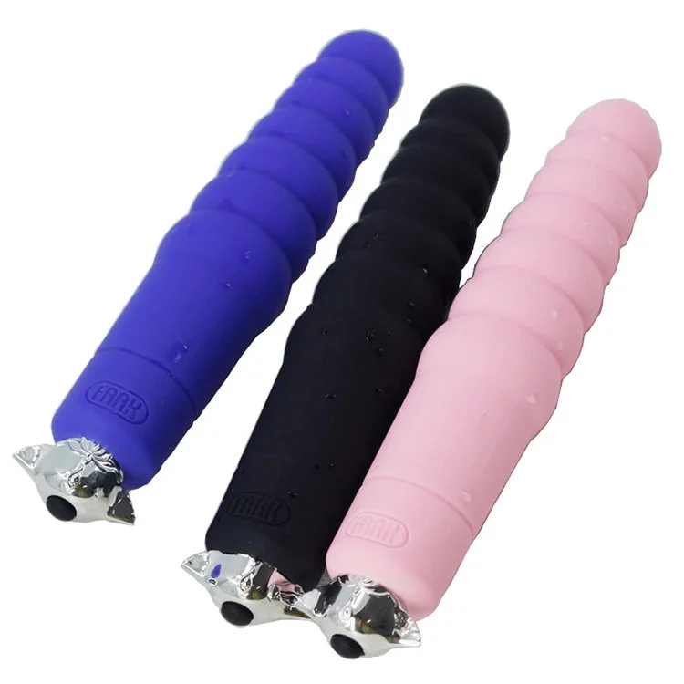 17cm Huge Butt Plug Pleasure Toys for Women Ribbed Silicone Anal Plug Butt 6.69 Inch Rechargeable Vibrating Long Dildo Anal