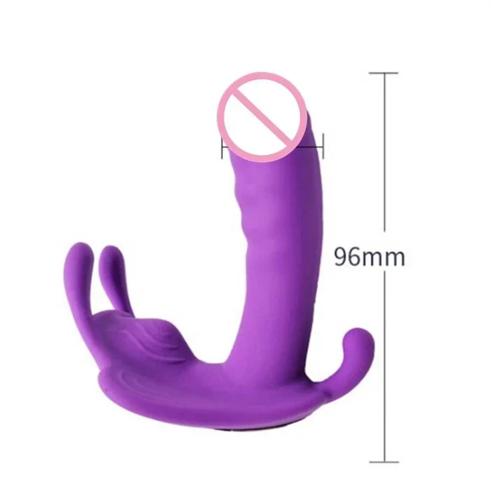 APP-Controlled 10-Frequency Butterfly Panty Vibrator-Invisible Wearable Clitoral G-Spot Massager USB Rechargeable 100%