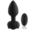 Remote Control 10 Frequency Vibrating Anal Plug Intimate Silicone Anal Pleasure With Premium Quality Product