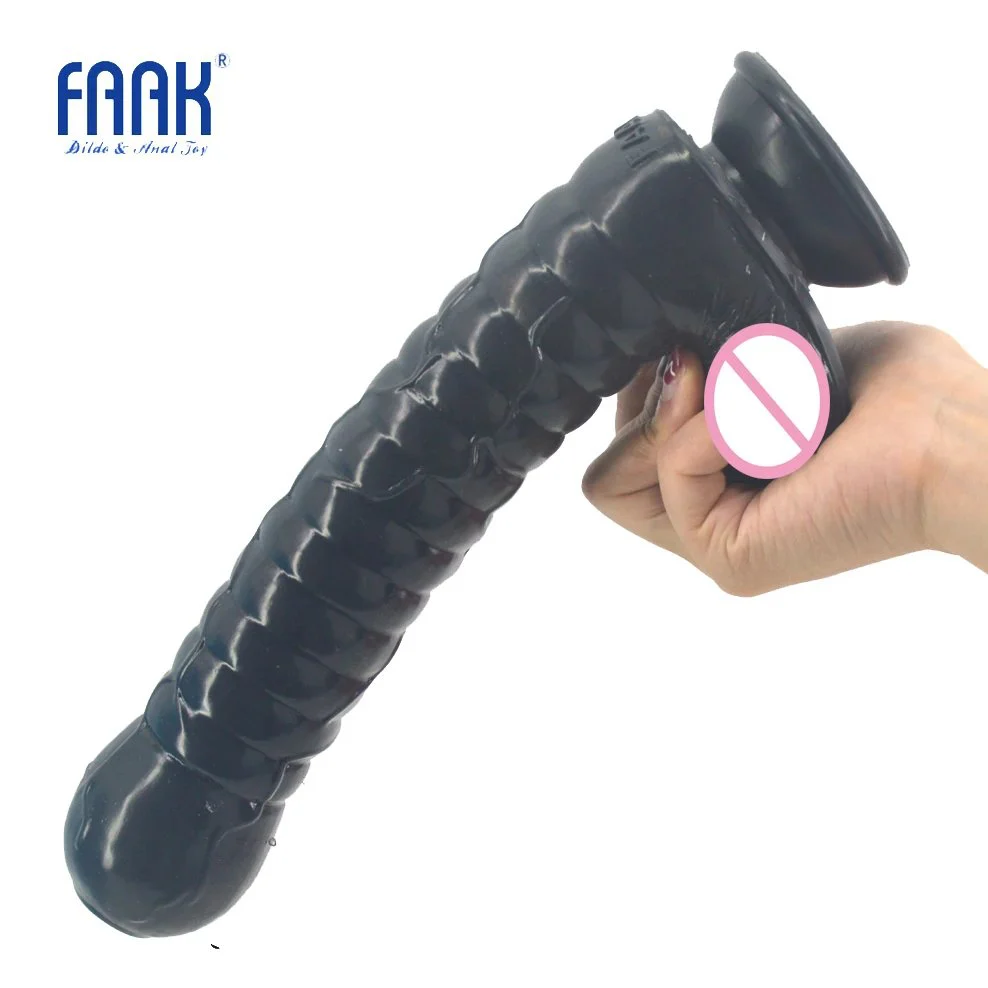 28.5cm 5.3cm Long Foreskin Dildo Anal Plug Rubber Penis Toys Sex Adult Weird Dildo Foreskin for Women