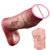 Silicone Open-ended Ultra Realistic Sheath for Men Cock Enlarge Soft Penis Sleeve Sex Toys With Anti-drop for Men Sex Toys