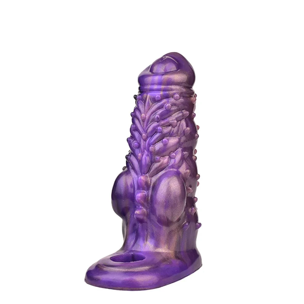 Wolf Realistic Condoms for Men Reusable Penis Sleeve for Male Dildo Enhancer Enlargement Condom Male Cock Sex Toys