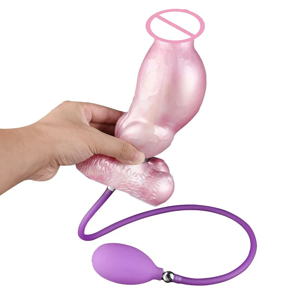 Shiba Inu Inflatable Dog Dildo Net Weight 467g Adult Inflatable Anal Plug