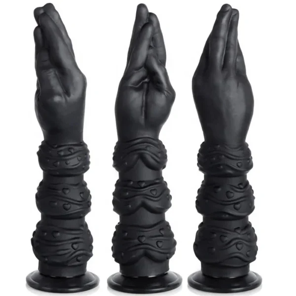 13 Inch Liquid Silicone Double Head Dildo New Design Adult Sex Toys for Anal Fisting Realistic Hand Shaped