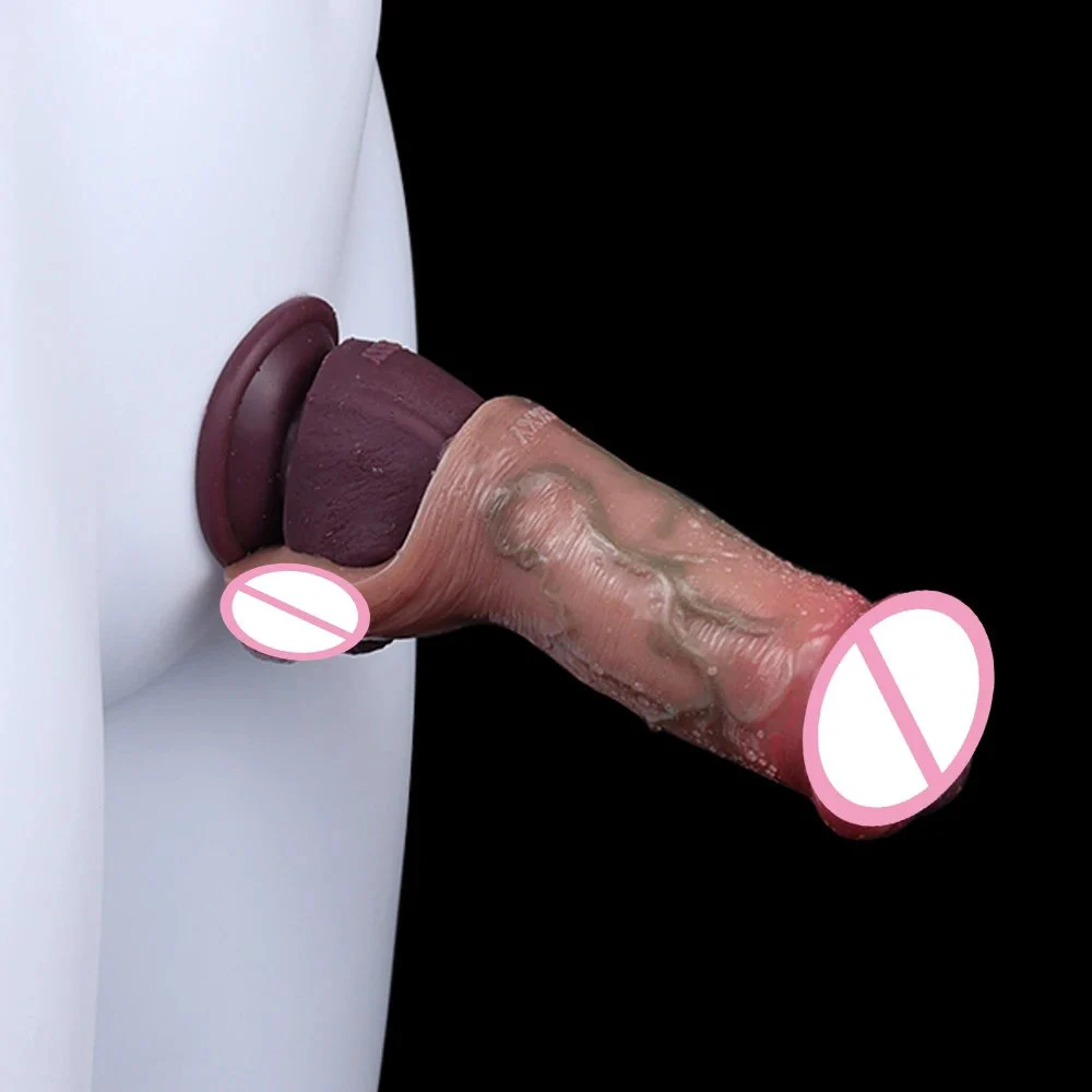 Penis Sleeve Reusable Vascular Prominence Penis Condom for Woman G-spot Stimulation