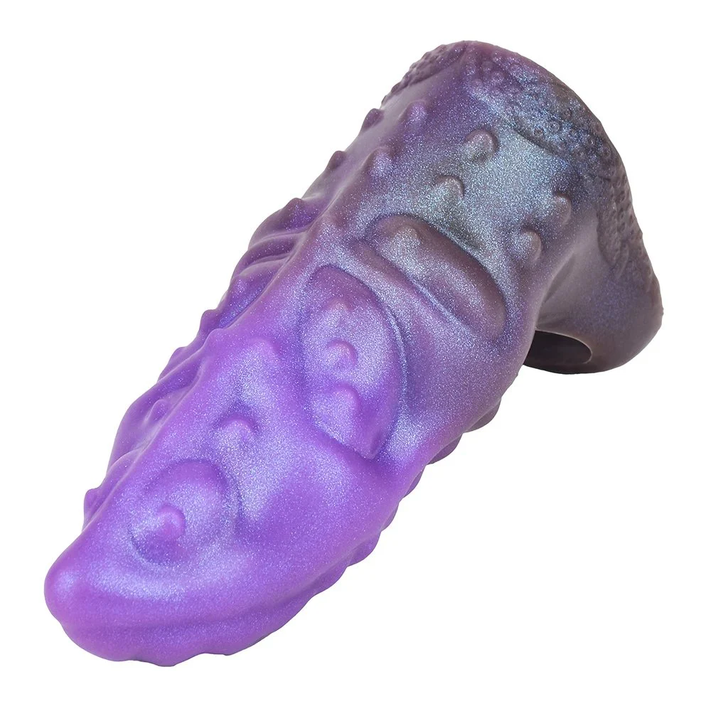 Silicone Monster Realistic Penis Extender Penis Enlargement Sleeve Persistent Erection Delayed Ejaculation Condom Cock Sleeves