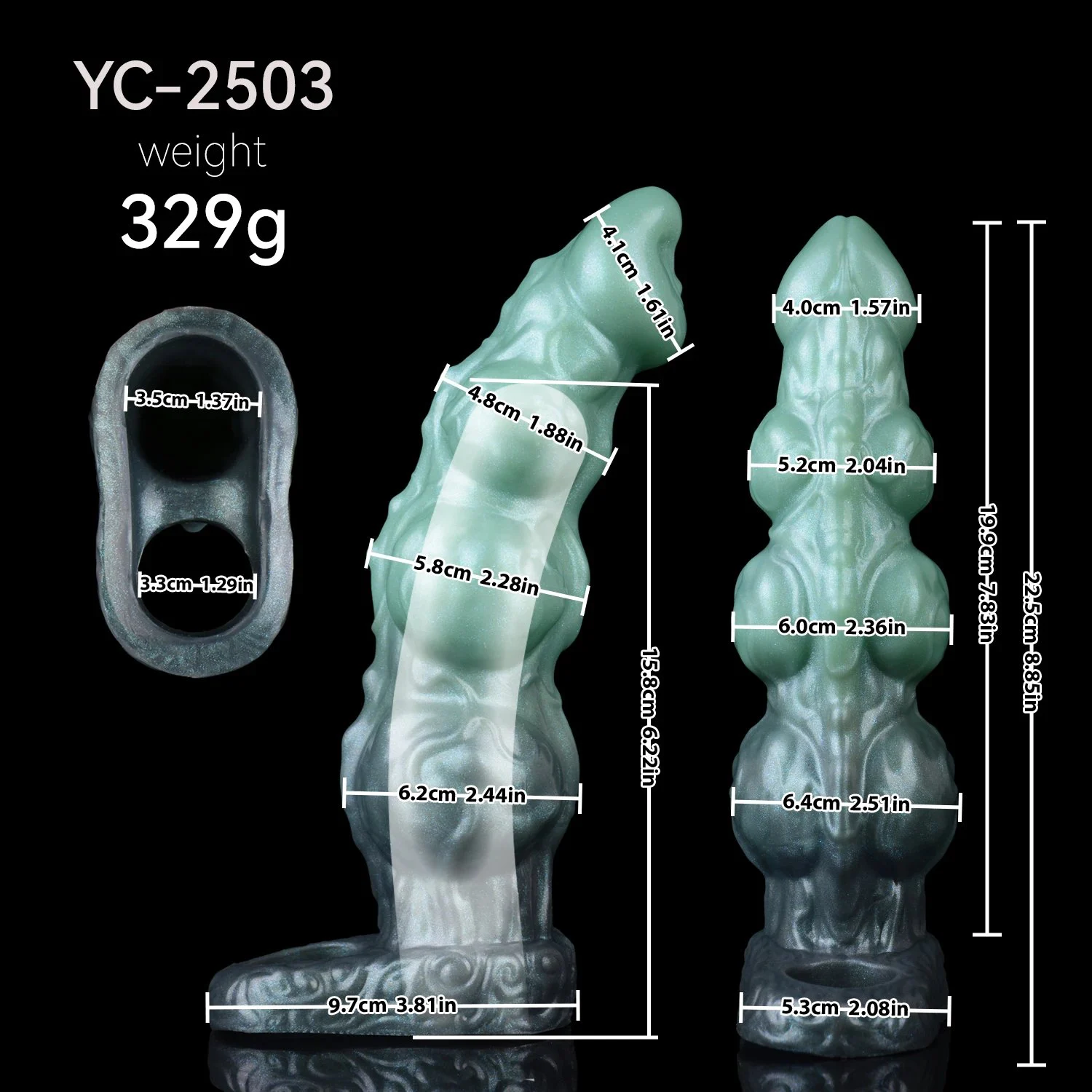 Reusable Condom Wolf Knot Dildo Sleeve Sex Toys for Men Dick Enlargement Delay Ejaculation Hollow Penis Sheath Adult Toys