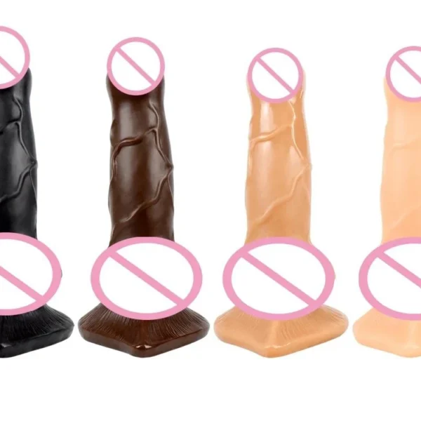 18cm 7inch Body Safe Real Penis Realistic Dildo Sex Toys for Women Adult Product Big Dildos for Female