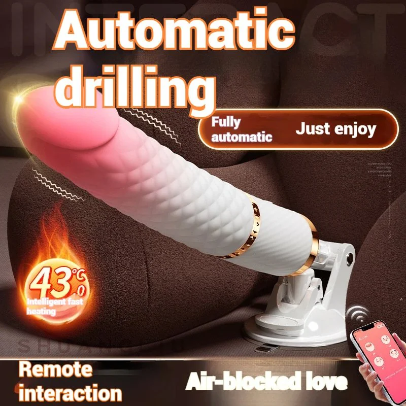 Fully Automatic Thrusting Telescopic Sex Machine Dildo Vibrate Sex Adult Toys for Women