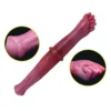 2022 Double Sided Penis Lesbian Double Ended Dildo Hand Rubber Rod for Women