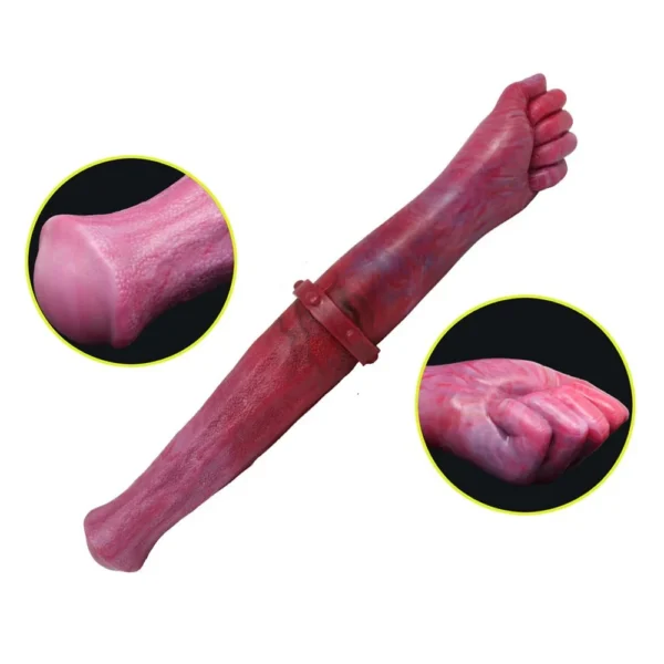 2022 Double Sided Penis Lesbian Double Ended Dildo Hand Rubber Rod for Women