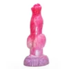 21.5cm Big Knot Round Base Dildo Animal Dog G-Sport Anal Plug Male Prostate Sex Toy for Women