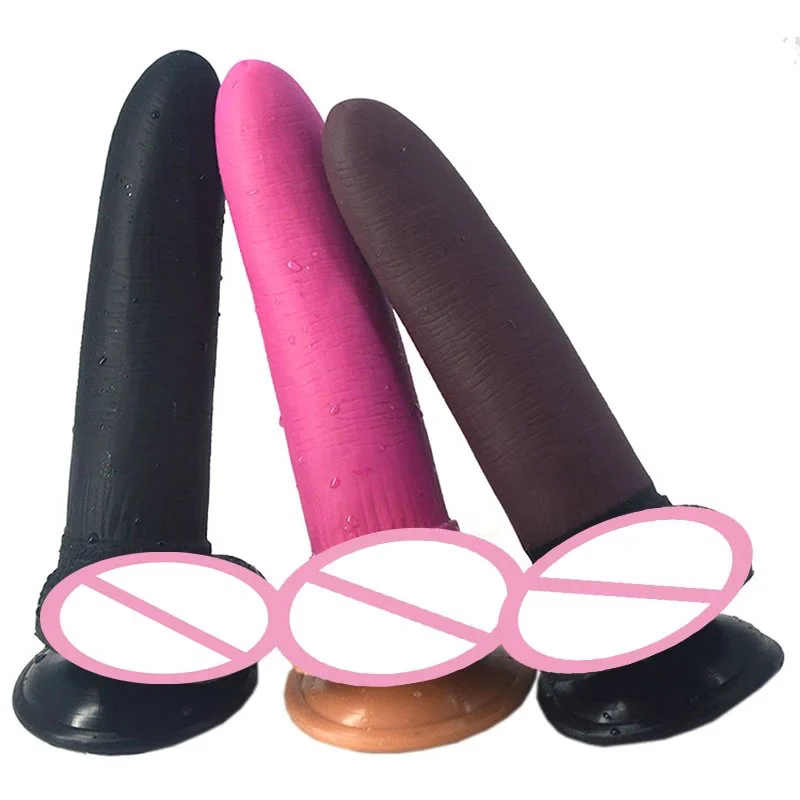 20cm Unisex Sex Toys Realistic Kangaroo Rubber Penis Anal Plug Butt Plug Sex Toys Anal Banana Dildo for Women