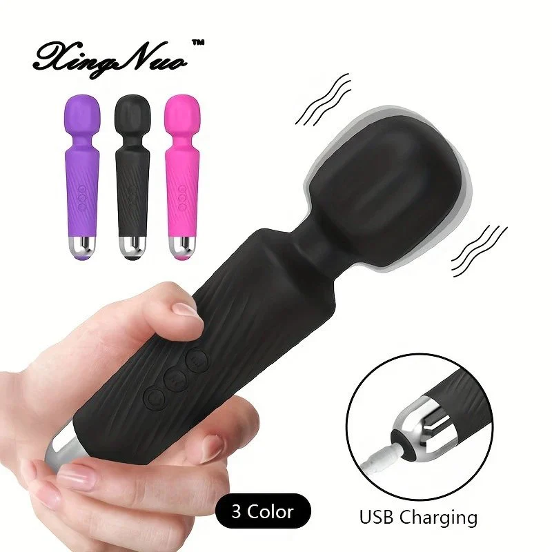 Medical-Grade Silicone Relaxation Vibrator Female-Specific Massage Stick with Sex Toy Functionality