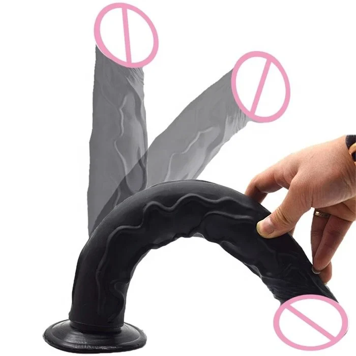 34cm Huge Anal PVC Realistic Big Dildo with Suction Cup for Women Masturbation