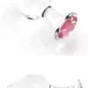 Crystal Anal Plug Jewelry SML Glass Massage Butt Plug Anal Trainer Sex Toy for Men & Women Anal Stimulation & Masturbation