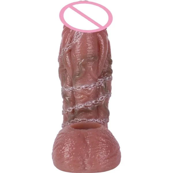 Realistic Penis Sleeve With Anti-drop Silicone Male Sex Toys for Men Enlargement Super Thick Male Penis Sleeve Extender