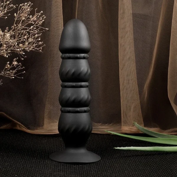 Male Masturbator Silicone Inflatable Anal Plug Prostata Massager Tail Vibrator for Men