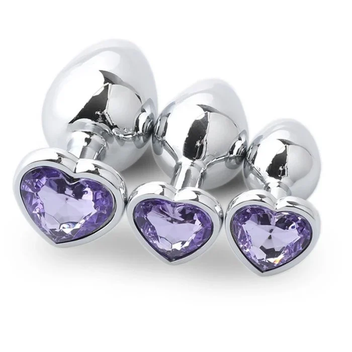 Metal Anal Plug Woman's Fun Sex Toys with Aluminium Alloy Jewel Juguetes Sexuales